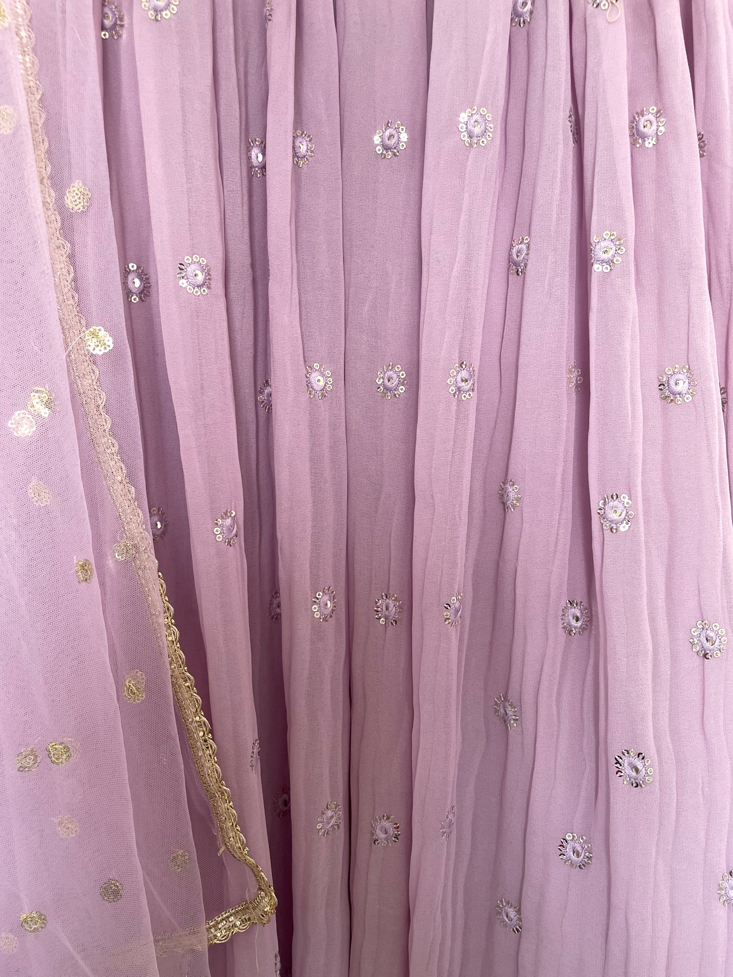 Lavendar Anarkali Gown