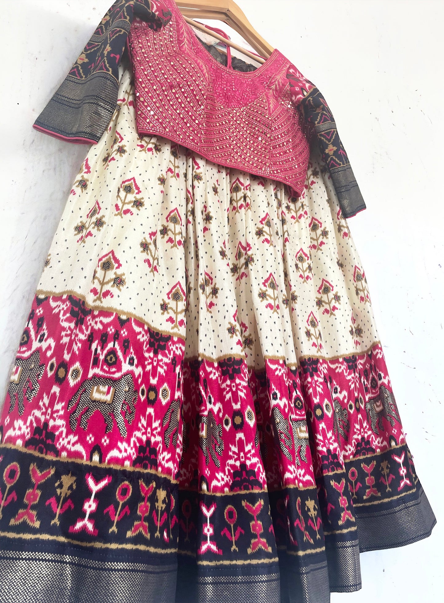 Gajji Silk Patola Lehenga